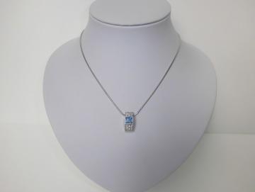 Halskette Collier mit Kristall verziert