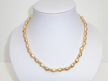 Halskette Collier vergoldet 43 cm lang