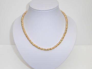 Halskette Collier vergoldet 45 cm lang