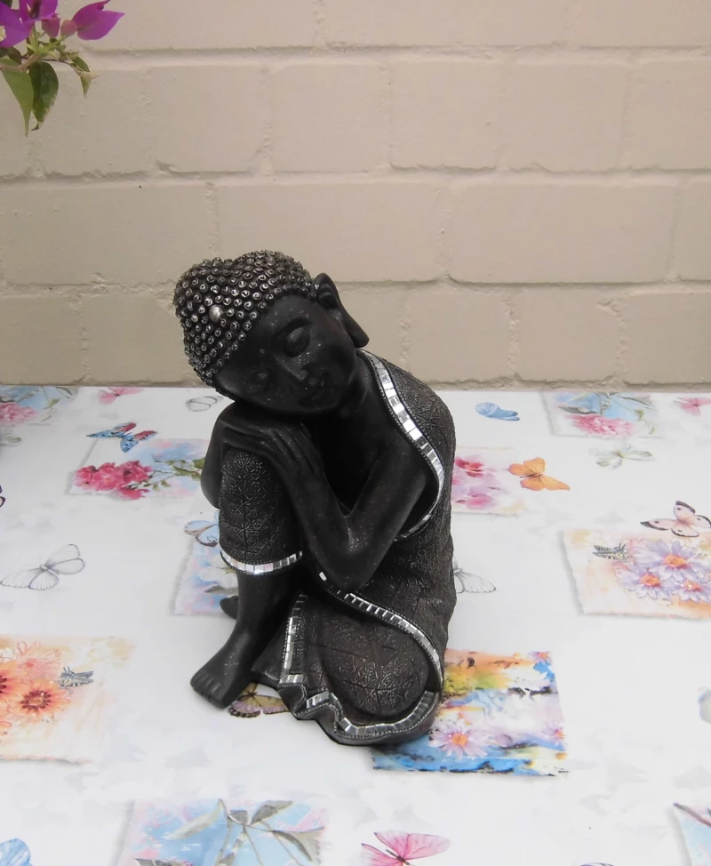 Buddha GILDE Skulptur 28 cm hoch