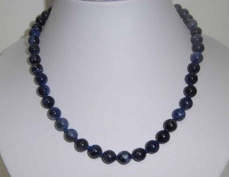 Edelsteinkette Lapislazuli 42 cm