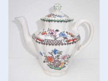 Kaffeekanne Mokkakanne Spode Chinese Rose 2/9253 gebraucht