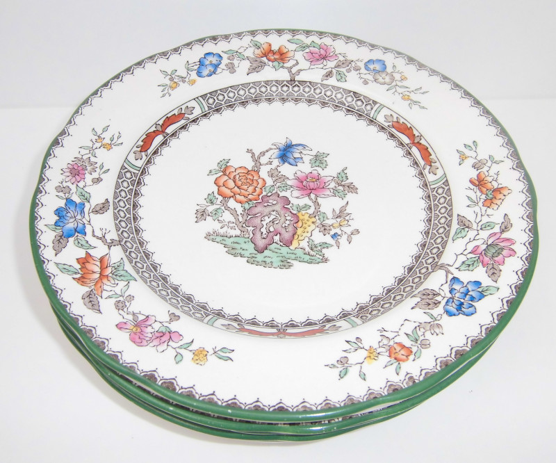 Kuchenteller Copeland Spode Chinese Rose 6 Stück gebraucht