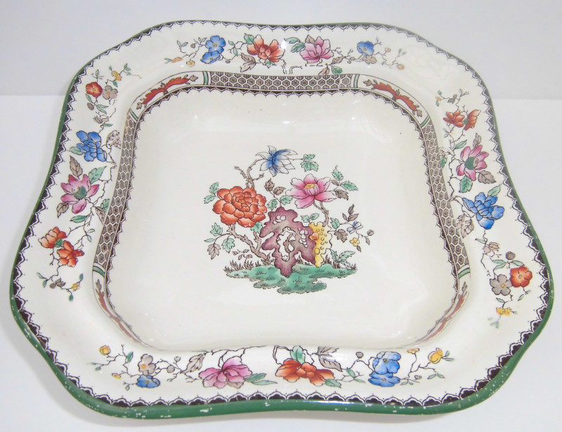 Schüssel Copeland Spode Chinese Rose 23 x 23 cm gebraucht