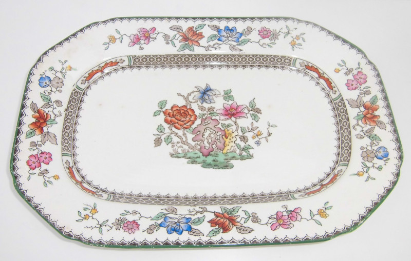 Servierplatte Copeland Spode Chinese Rose klein
