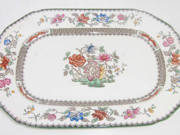Servierplatte Copeland Spode Chinese Rose klein