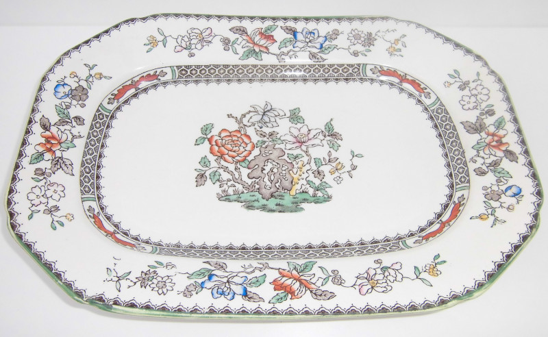 Servierplatte Copeland Spode Chinese Rose klein