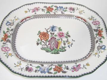Servierplatte Spode Chinese Rose 31 cm gebraucht