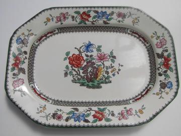 Servierplatte Spode Chinese Rose 31 cm gebraucht