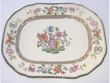 Servierplatte Spode Chinese Rose 31 cm gebraucht