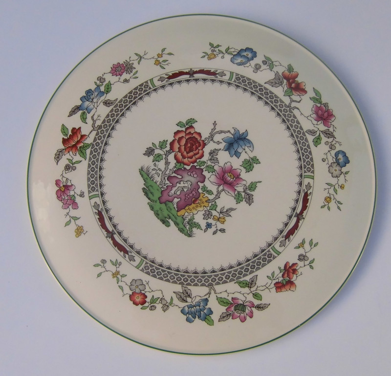 Tortenplatte Spode Chinese Rose 2 / 9253 U gebraucht